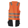 Kamizelka na narzędzia MASCOT ACCELERATE SAFE ULTIMATE STRETCH - two-toned hi-vis orange/dark navy rozm. 2XL
