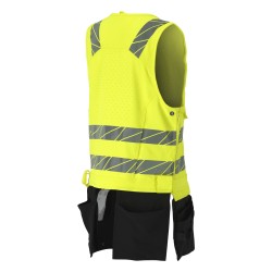 Kamizelka na narzędzia MASCOT ACCELERATE SAFE ULTIMATE STRETCH - two-toned hi-vis yellow/black rozm. L
