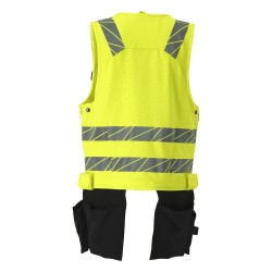 Kamizelka na narzędzia MASCOT ACCELERATE SAFE ULTIMATE STRETCH - two-toned hi-vis yellow/black rozm. L
