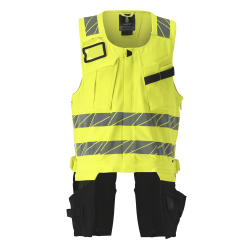 Kamizelka na narzędzia MASCOT ACCELERATE SAFE ULTIMATE STRETCH - two-toned hi-vis yellow/black rozm. 2XL
