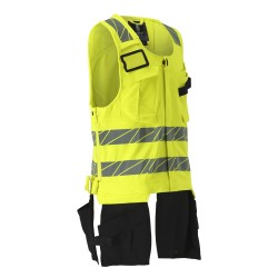 Kamizelka na narzędzia MASCOT ACCELERATE SAFE ULTIMATE STRETCH - two-toned hi-vis yellow/black rozm. 2XL

