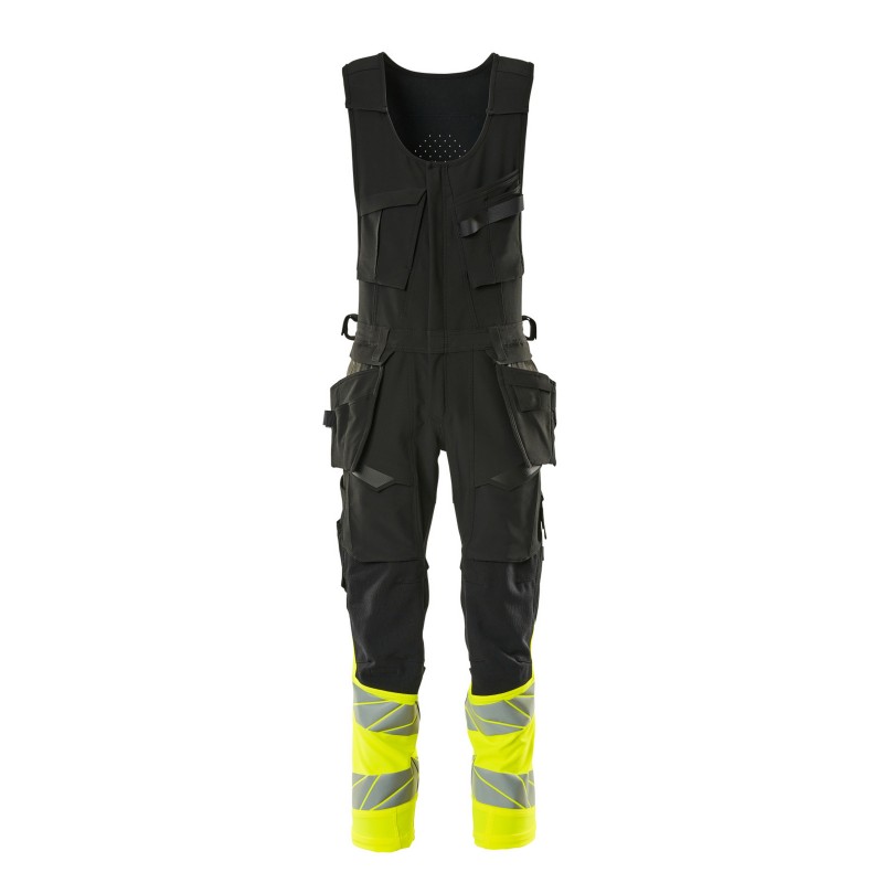 Kombinezon bez rękawów MASCOT ACCELERATE SAFE ULTIMATE STRETCH - two-toned black/hi-vis yellow rozm. 82C50
