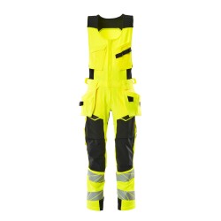 Kombinezon bez rękawów MASCOT ACCELERATE SAFE ULTIMATE STRETCH - two-toned hi-vis yellow/black rozm. 82C46