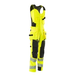 Kombinezon bez rękawów MASCOT ACCELERATE SAFE ULTIMATE STRETCH - two-toned hi-vis yellow/black rozm. 82C52