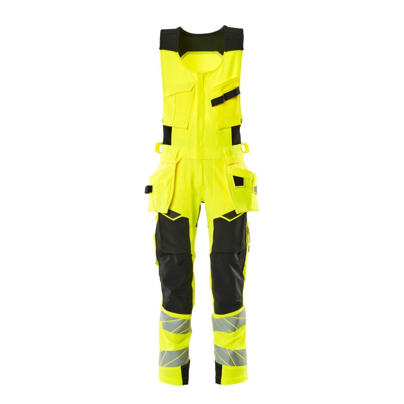 Kombinezon bez rękawów MASCOT ACCELERATE SAFE ULTIMATE STRETCH - two-toned hi-vis yellow/black rozm. 82C56