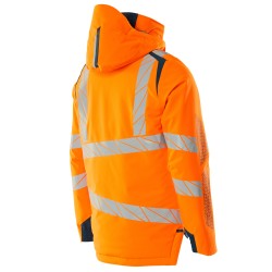 Kurtka zimowa MASCOT ACCELERATE SAFE CLIMASCOT - two-toned hi-vis orange/dark petroleum rozm.4XL