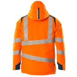 Kurtka zimowa MASCOT ACCELERATE SAFE CLIMASCOT - two-toned hi-vis orange/dark petroleum rozm.4XL