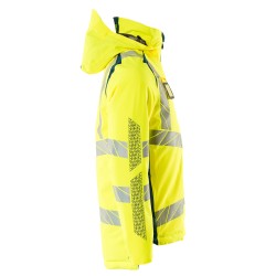 Kurtka zimowa MASCOT ACCELERATE SAFE CLIMASCOT - two-toned hi-vis yellow/dark petroleum rozm.4XL