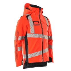 Kurtka zimowa MASCOT ACCELERATE SAFE CLIMASCOT - two-toned hi-vis red/dark navy rozm.5XL