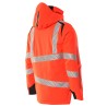 Kurtka zimowa MASCOT ACCELERATE SAFE CLIMASCOT - two-toned hi-vis red/dark navy rozm.5XL
