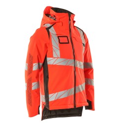 Kurtka zimowa MASCOT ACCELERATE SAFE CLIMASCOT - two-toned hi-vis red/dark anthracite rozm.M