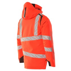 Kurtka zimowa MASCOT ACCELERATE SAFE CLIMASCOT - two-toned hi-vis red/dark anthracite rozm.M