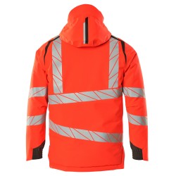 Kurtka zimowa MASCOT ACCELERATE SAFE CLIMASCOT - two-toned hi-vis red/dark anthracite rozm.M