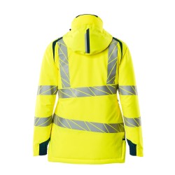 Kurtka zimowa MASCOT ACCELERATE SAFE CLIMASCOT Ladies fit - two-toned hi-vis yellow/dark petroleum rozm. XL