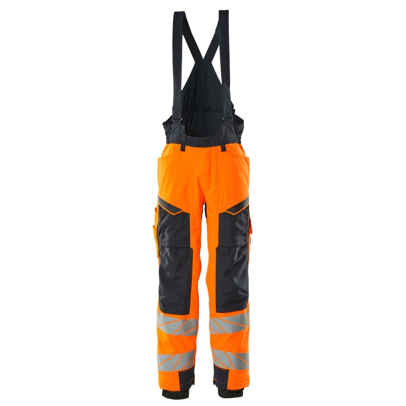 Spodnie zimowe MASCOT ACCELERATE SAFE CLIMASCOT - two-toned hi-vis orange/dark navy rozm. 4XL
