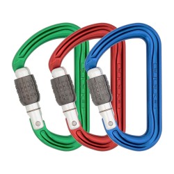 Karabinek DMM SHADOW SG COLOUR 3 PACK BLUE/RED/GREEN