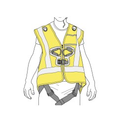 Kamizelka Petzl HI-VIZ FOR NEWTON YELLOW 