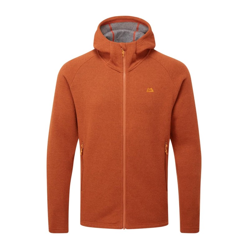 Bluza męska ME BRALDU HOODED RUST XL