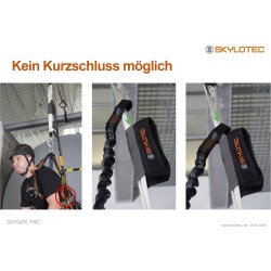 Lonża Skylotec SKYSAFE PRO FLEX I FS 90 ALU / STAK TRI 1.8 m