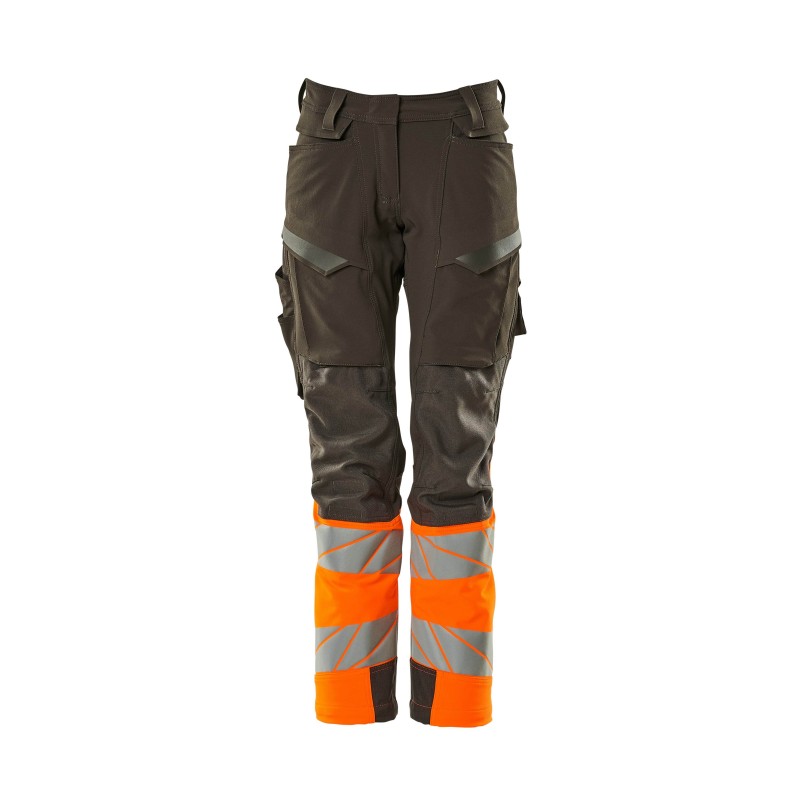 Spodnie MASCOT ACCELERATE SAFE Ladies fit DIAMOND - ULTIMATE STRETCH dark anthracite/hi-vis orange ROZMIARY