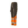 Spodnie MASCOT ACCELERATE SAFE Ladies fit DIAMOND - ULTIMATE STRETCH dark anthracite/hi-vis orange ROZMIARY