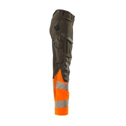 Spodnie MASCOT ACCELERATE SAFE Ladies fit DIAMOND - ULTIMATE STRETCH dark anthracite/hi-vis orange ROZMIARY
