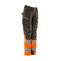 Spodnie MASCOT ACCELERATE SAFE Ladies fit DIAMOND - ULTIMATE STRETCH dark anthracite/hi-vis orange ROZMIARY