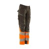 Spodnie MASCOT ACCELERATE SAFE Ladies fit DIAMOND - ULTIMATE STRETCH dark anthracite/hi-vis orange ROZMIARY