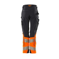 Spodnie MASCOT ACCELERATE SAFE Ladies fit DIAMOND - ULTIMATE STRETCH dark navy/hi-vis orange ROZMIARY