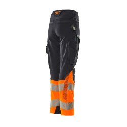 Spodnie MASCOT ACCELERATE SAFE Ladies fit DIAMOND - ULTIMATE STRETCH dark navy/hi-vis orange ROZMIARY