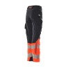 Spodnie MASCOT ACCELERATE SAFE Ladies fit DIAMOND - ULTIMATE STRETCH dark navy/hi-vis red ROZMIARY