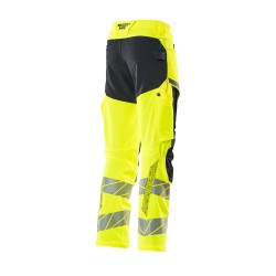 Spodnie MASCOT ACCELERATE SAFE ULTIMATE STRETCH - water-repellent - two-toned hi-vis yellow/dark navy ROZMIARY