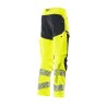 Spodnie MASCOT ACCELERATE SAFE ULTIMATE STRETCH - water-repellent - two-toned hi-vis yellow/dark navy ROZMIARY