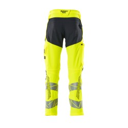 Spodnie MASCOT ACCELERATE SAFE ULTIMATE STRETCH - water-repellent - two-toned hi-vis yellow/dark navy ROZMIARY