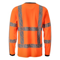 T-Shirt MASCOT ACCELERATE SAFE long-sleeved hi-vis orange ROZMIARY