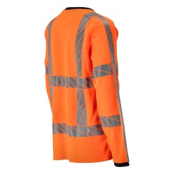 T-Shirt MASCOT ACCELERATE SAFE long-sleeved hi-vis orange ROZMIARY