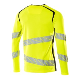 T-shirt MASCOT long-sleeved - hi-vis yellow/black ROZMIARY