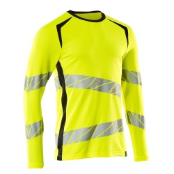 T-shirt MASCOT long-sleeved - hi-vis yellow/black ROZMIARY