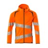 Bluza z kapturem i zamkiem MASCOT ACCELERATE SAFE - hi-vis orange/dark anthracite