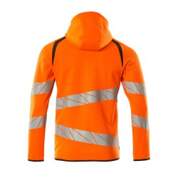 Bluza z kapturem i zamkiem MASCOT ACCELERATE SAFE - hi-vis orange/dark anthracite