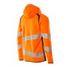 Bluza z kapturem i zamkiem MASCOT ACCELERATE SAFE - hi-vis orange/dark navy