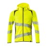 Bluza z kapturem i zamkiem MASCOT ACCELERATE SAFE - hi-vis yellow/dark navy