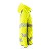 Bluza z kapturem i zamkiem MASCOT ACCELERATE SAFE - hi-vis yellow/dark navy