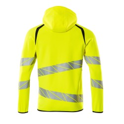 Bluza z kapturem i zamkiem MASCOT ACCELERATE SAFE - hi-vis yellow/dark navy