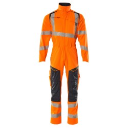 Kombinezon MASCOT ACCELERATE SAFE Stretch Zones - two-toned - ProWash hi-vis orange/dark navy