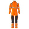 Kombinezon MASCOT ACCELERATE SAFE Stretch Zones - two-toned - ProWash hi-vis orange/dark navy