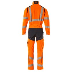Kombinezon MASCOT ACCELERATE SAFE Stretch Zones - two-toned - ProWash hi-vis orange/dark navy