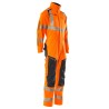 Kombinezon MASCOT ACCELERATE SAFE Stretch Zones - two-toned - ProWash hi-vis orange/dark navy