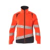 Kurtka damska MASCOT ACCELERATE SAFE ULTIMATE STRETCH - hi-vis red/dark navy