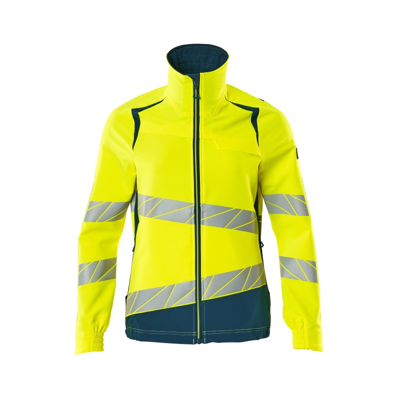 Kurtka damska MASCOT ACCELERATE SAFE ULTIMATE STRETCH - hi-vis yellow/dark petroleum